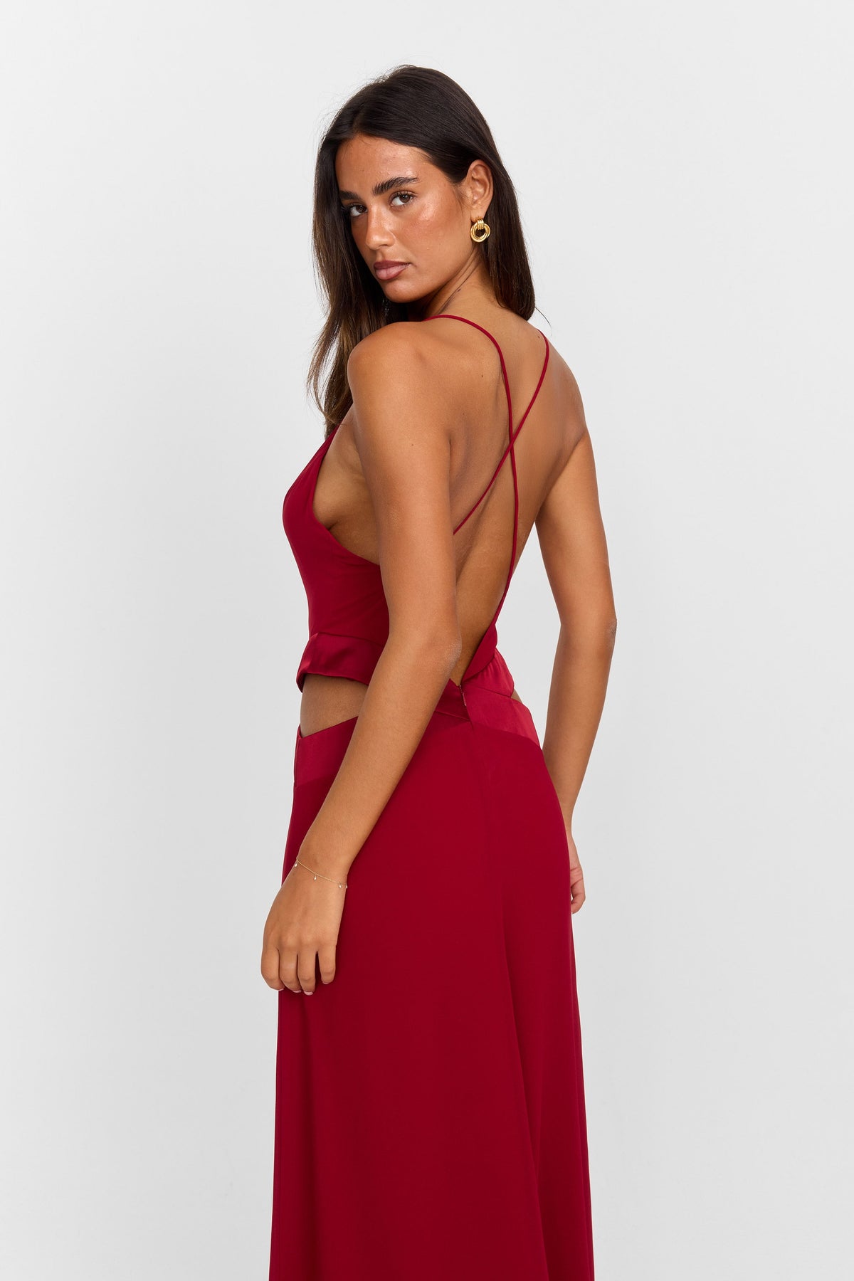 Vestido Sia Maxi – Rojo Pasión