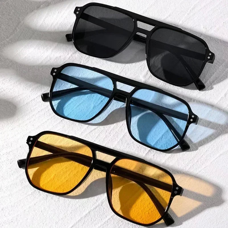 Gafas de Sol Vintage Montura Cuadrada UV400