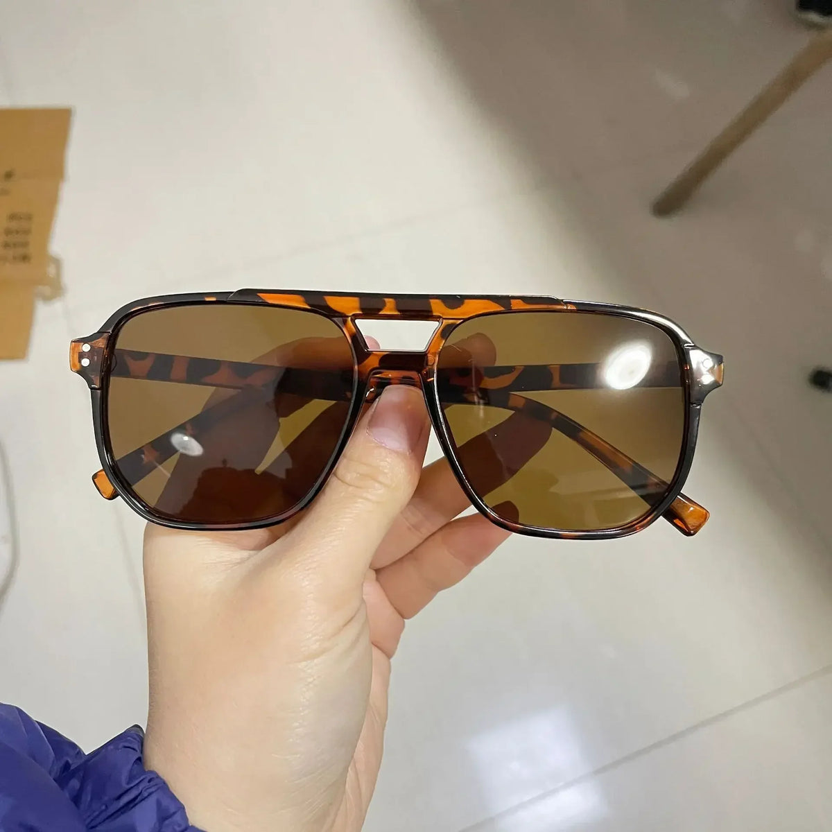 Gafas de Sol Vintage Montura Cuadrada UV400