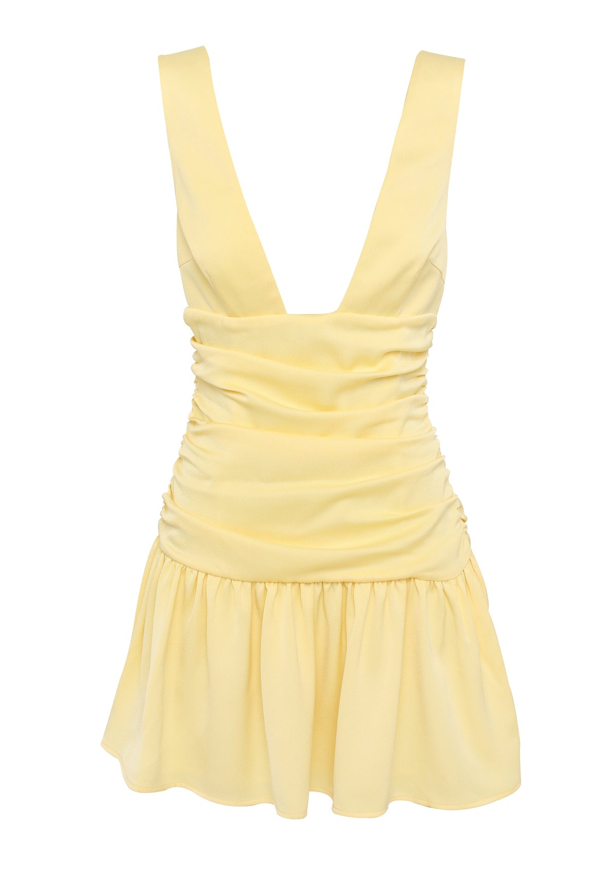 Vestido Flora Mini – Amarillo Sol