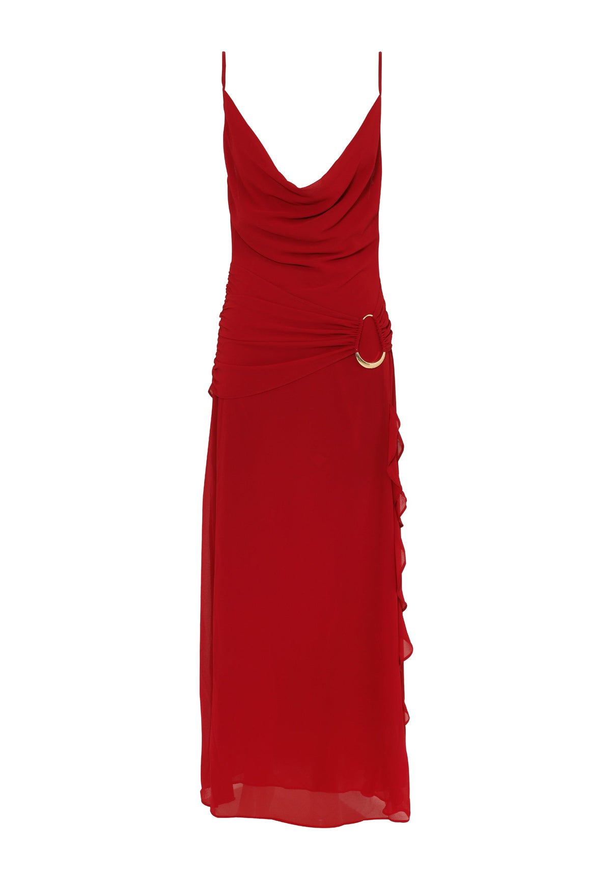 Vestido Odette Maxi – Rojo Pasión