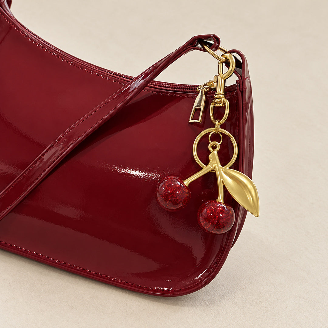 Bolso de Mano Efecto Piel – Burdeos · 3