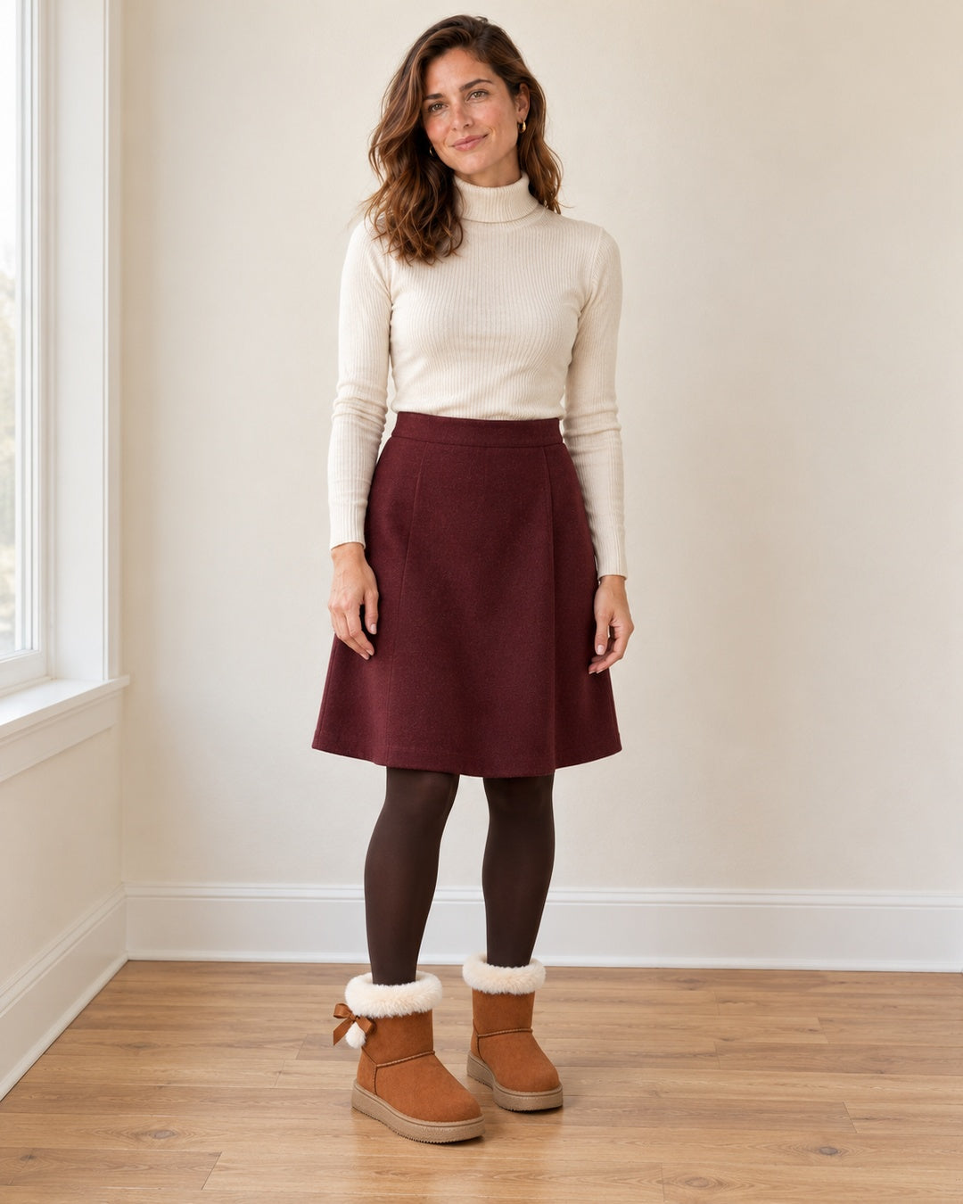 Botas de Invierno con Lazo – Camel · 6