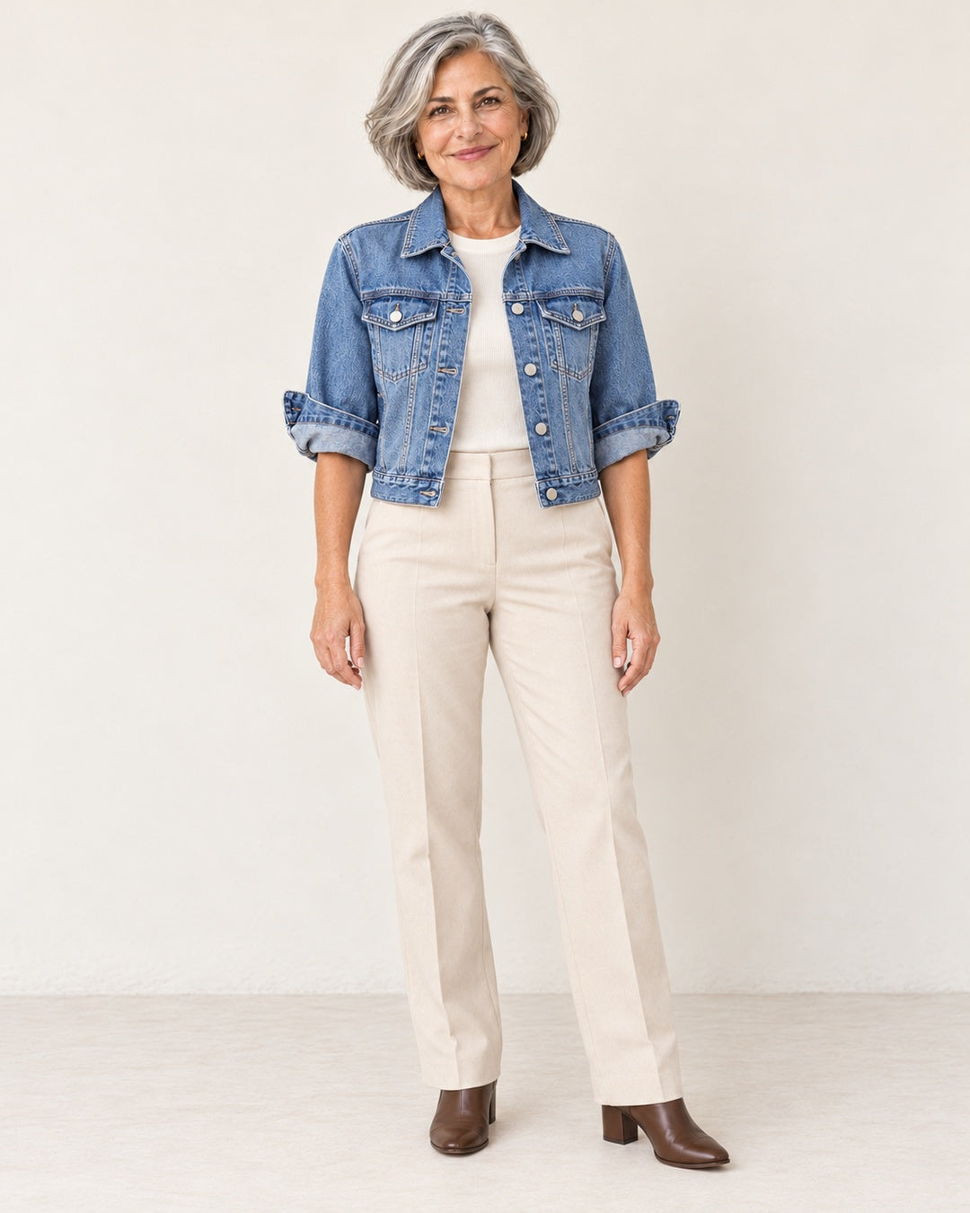 Chaqueta Vaquera Clásica – Azul · 2