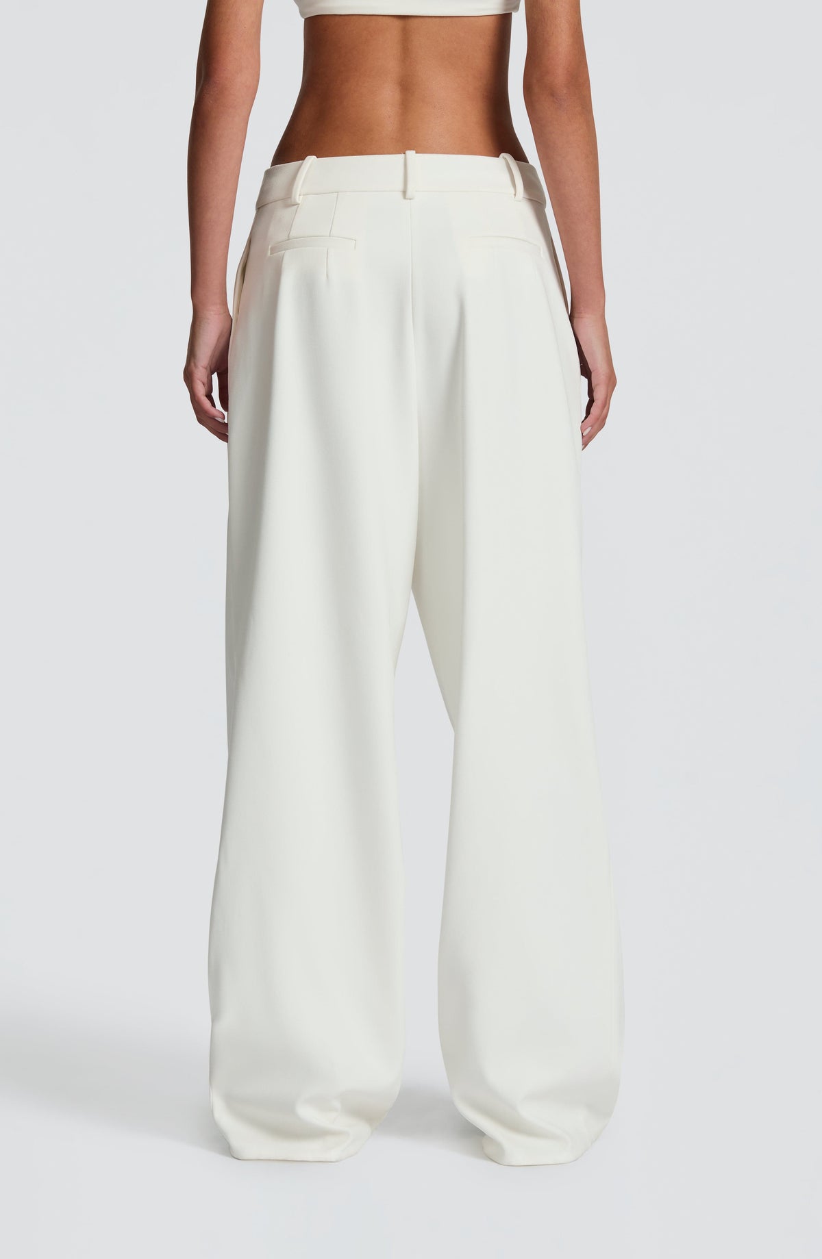 Pantalón Sastre Ancho Kirsty – Marfil