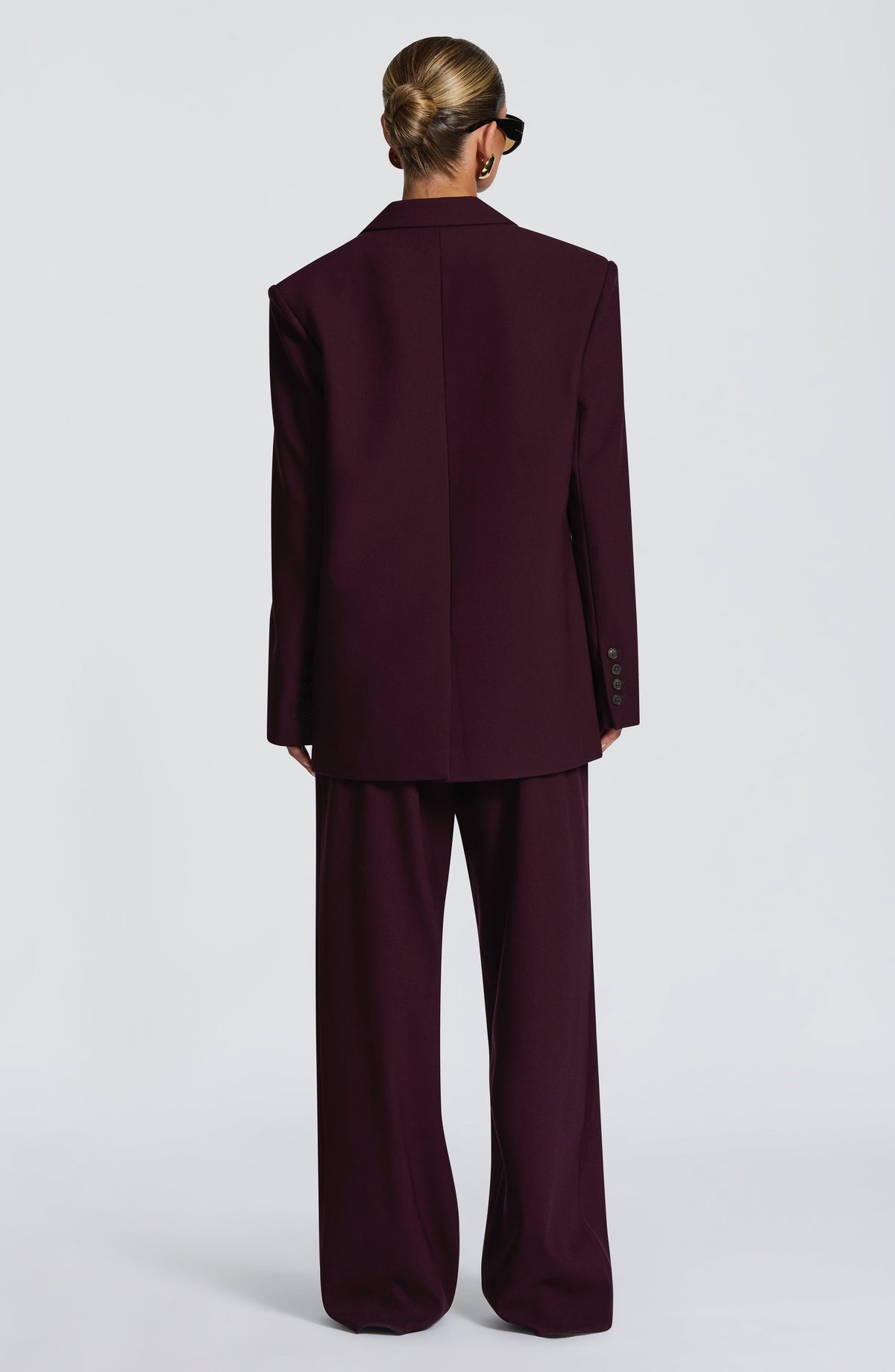 Pantalón Sastre Ancho Kirsty – Ciruela