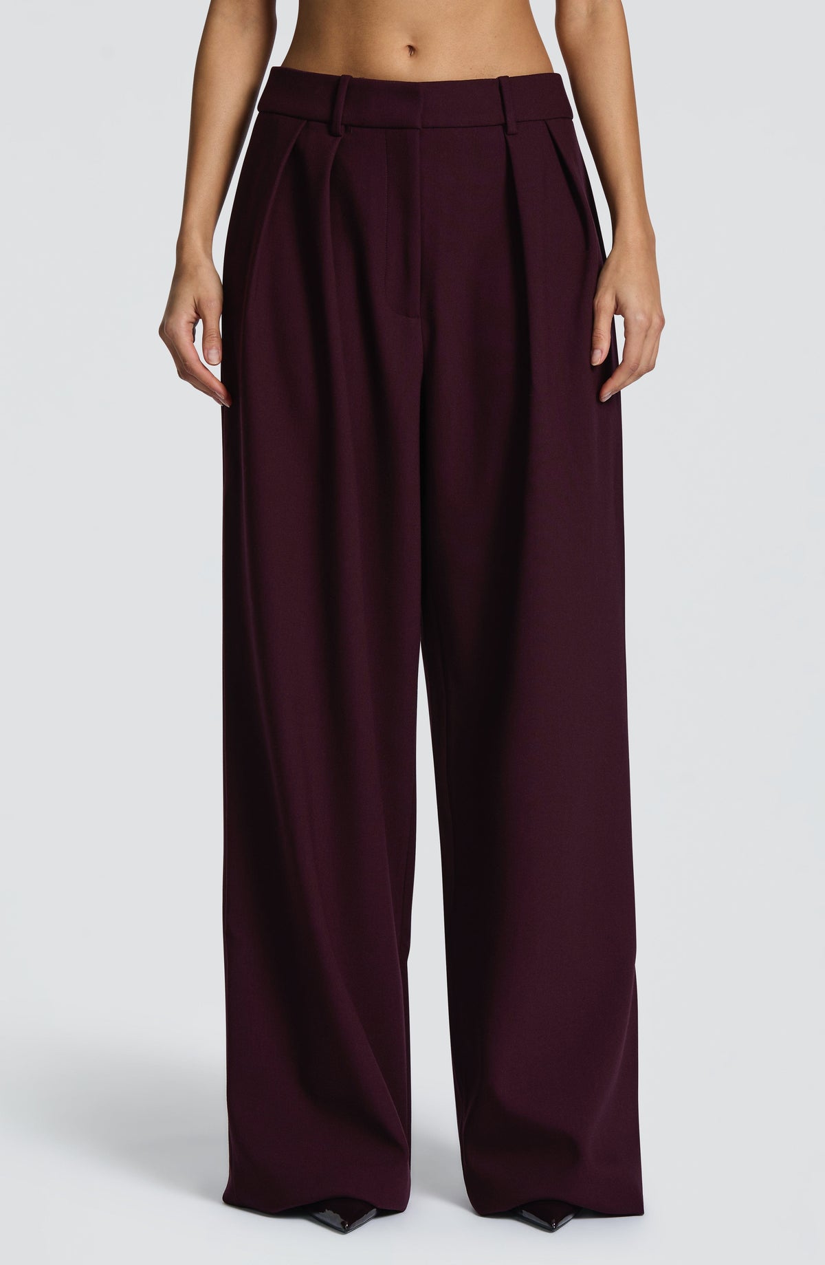 Pantalón Sastre Ancho Kirsty – Ciruela