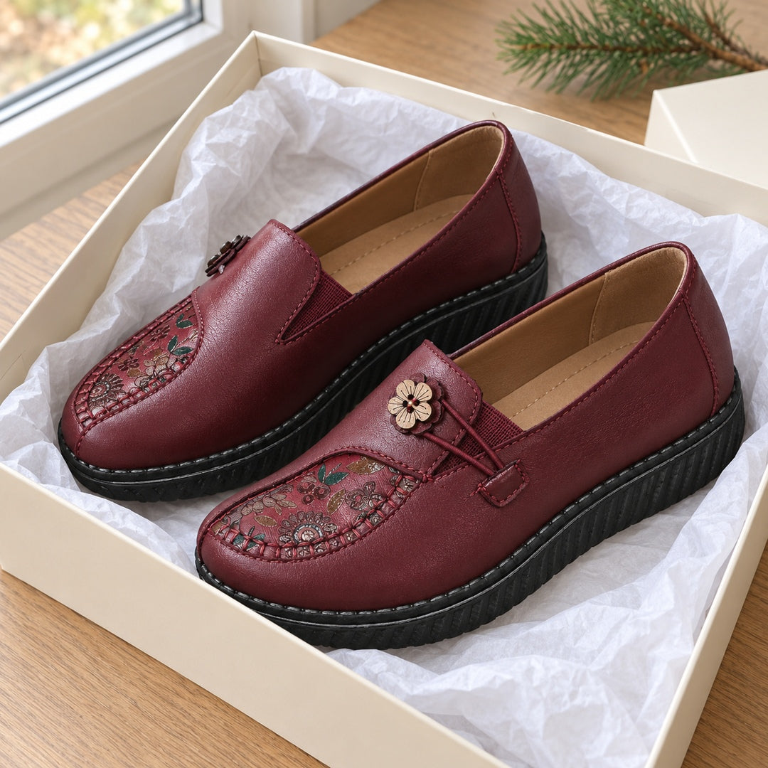 Mocasines Clásicos Efecto Piel – Burdeos · 4