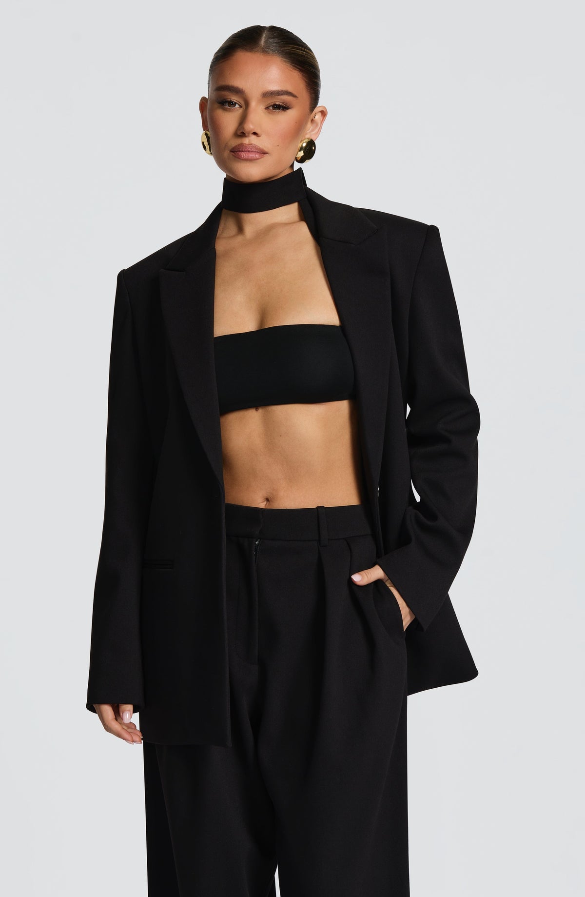 Blazer Oversize Reece – Negro