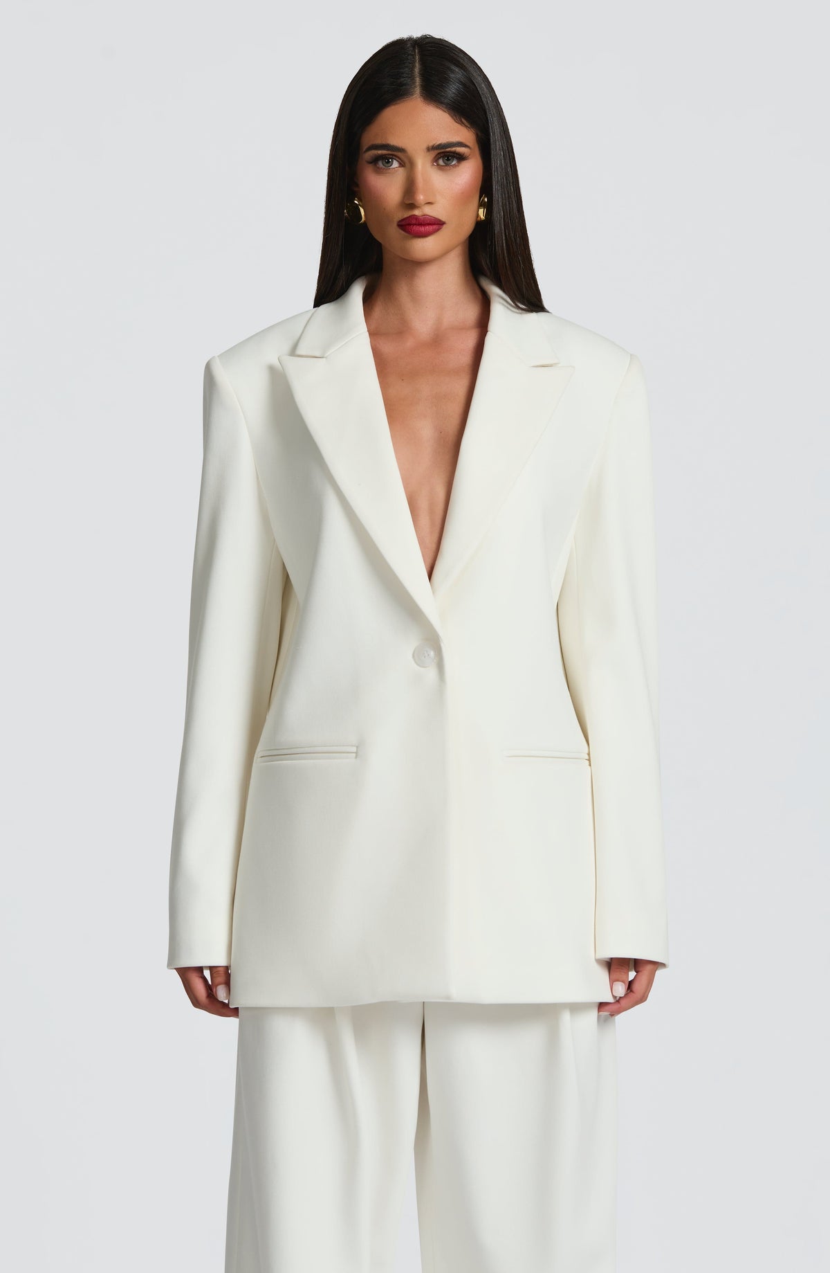 Blazer Oversize Reece – Marfil