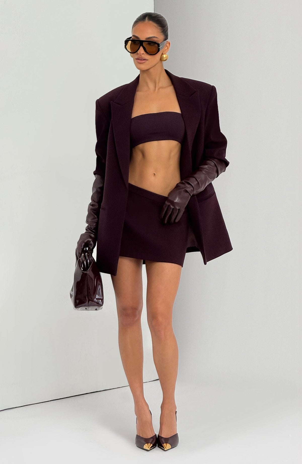 Top Bandeau Simi – Ciruela