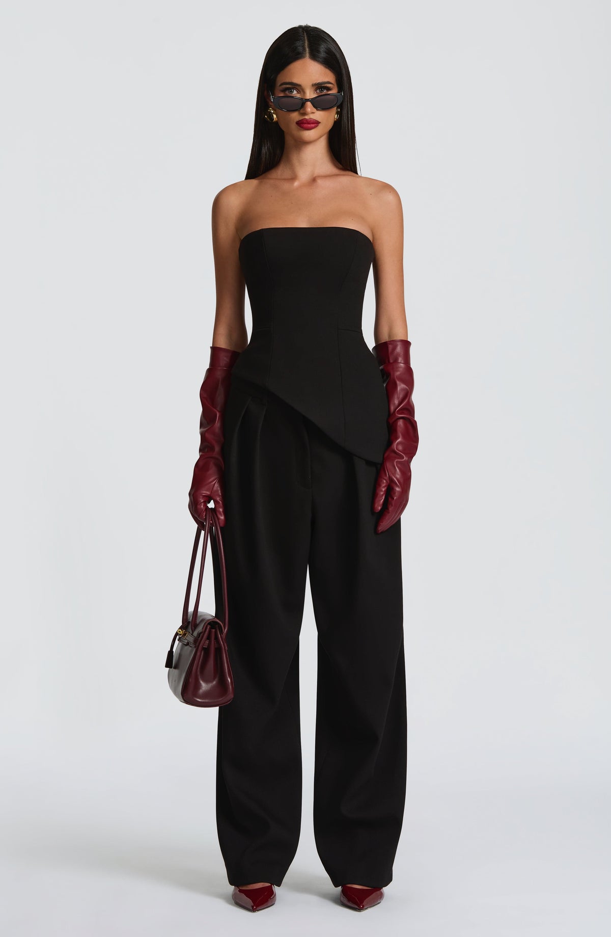 Top Corsé Largo Sloan – Negro