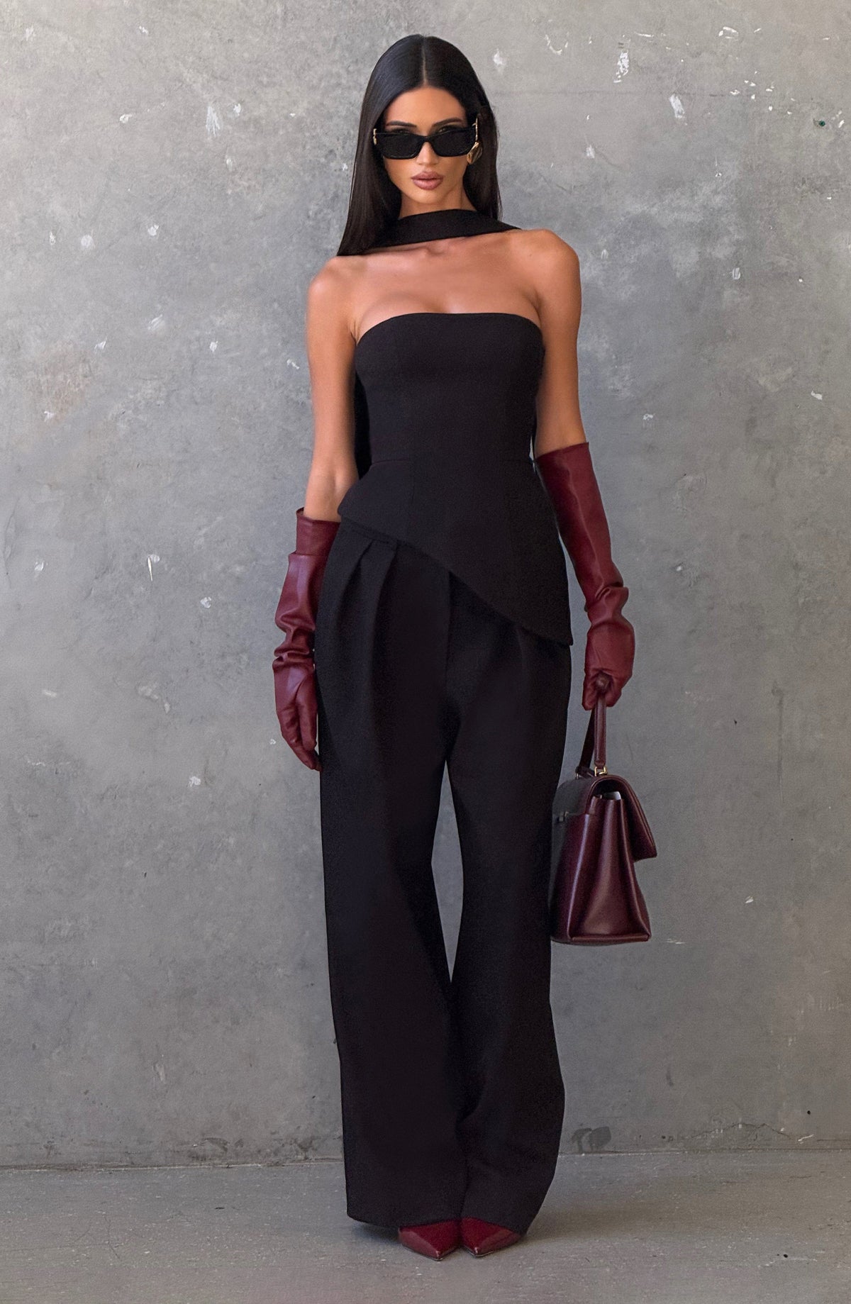 Top Corsé Largo Sloan – Negro