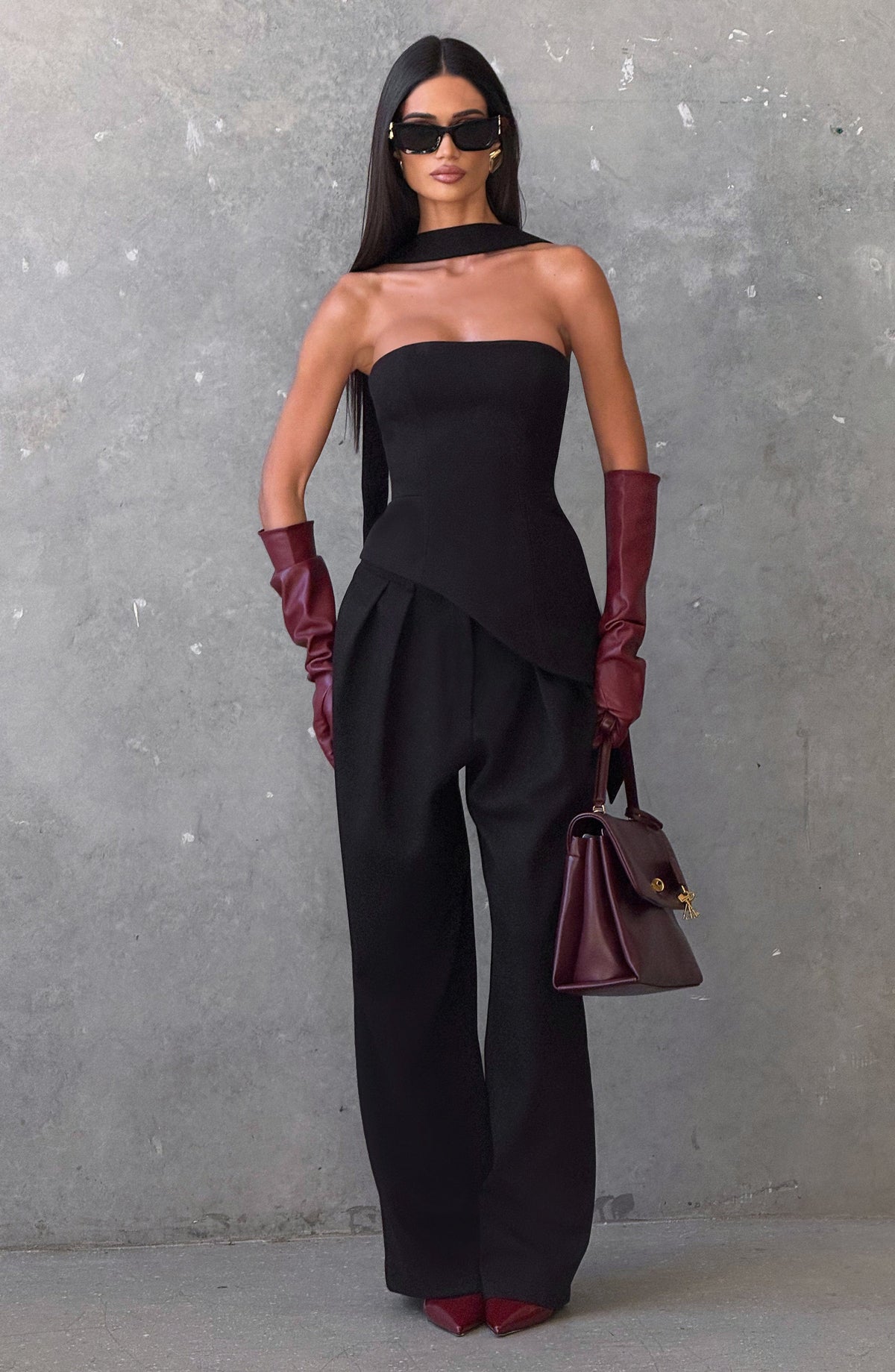 Top Corsé Largo Sloan – Negro