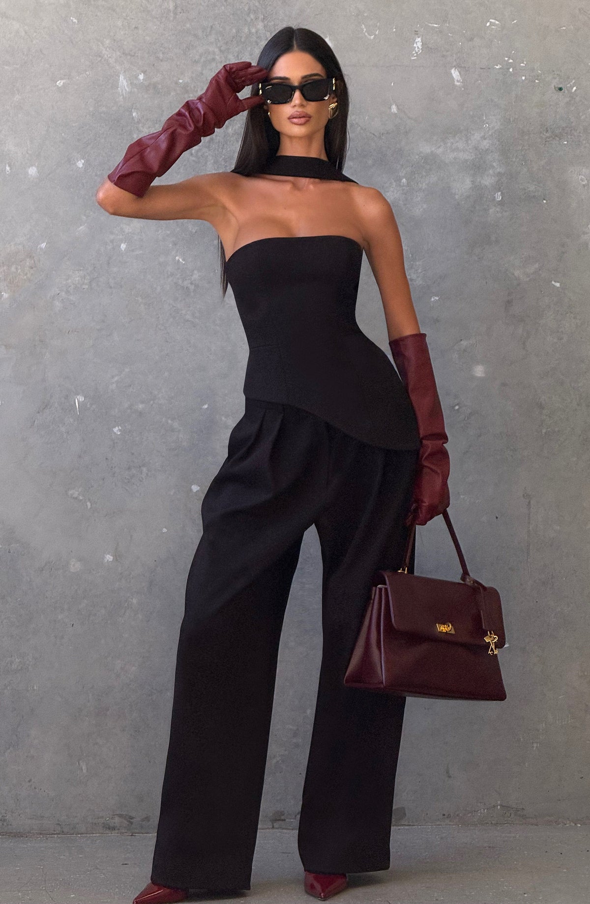 Top Corsé Largo Sloan – Negro