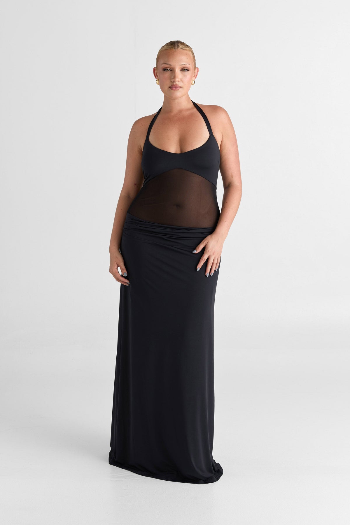 Vestido Sariya Maxi – Negro Nocturno