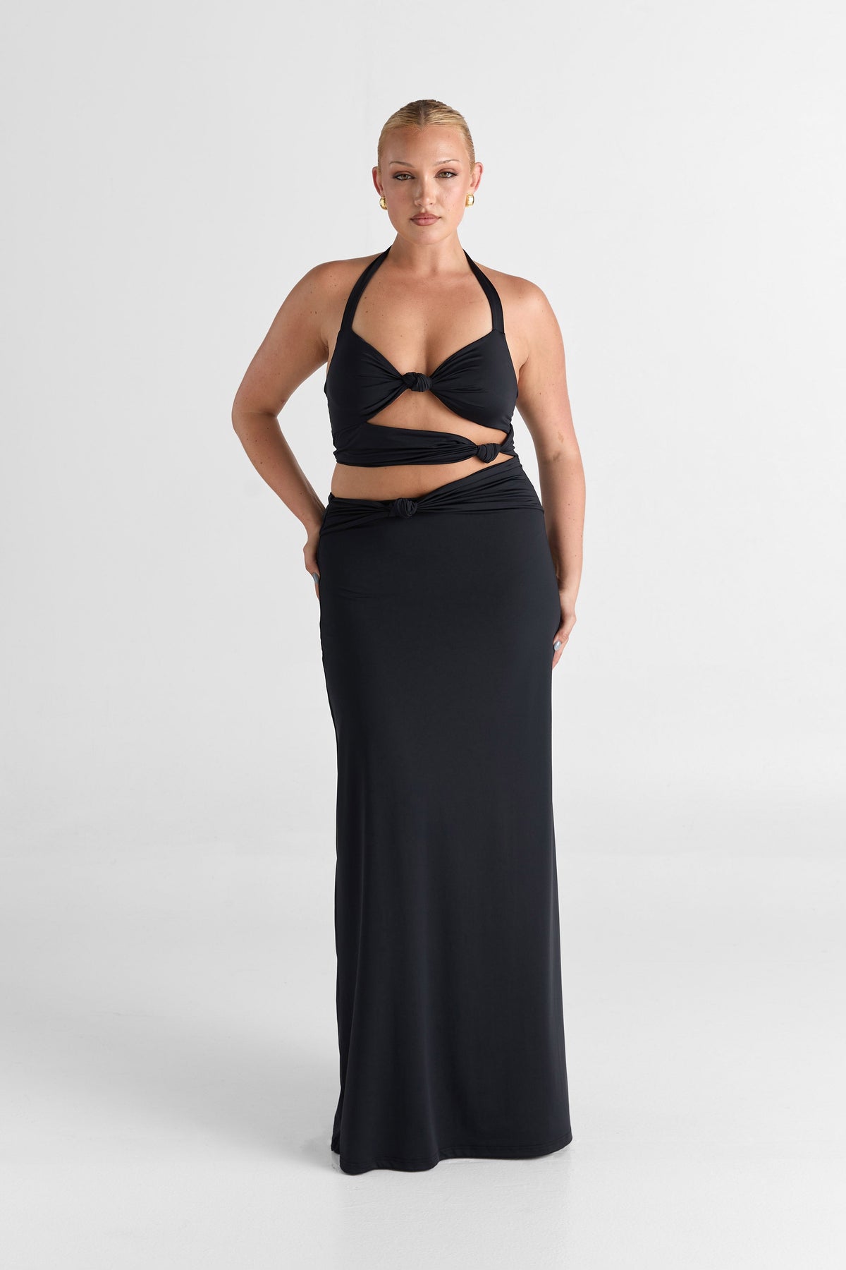 Vestido Oralia Chic – Negro Elegante