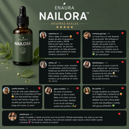 Enaura NAILORA™  — Fortalecedor de Uñas Débiles