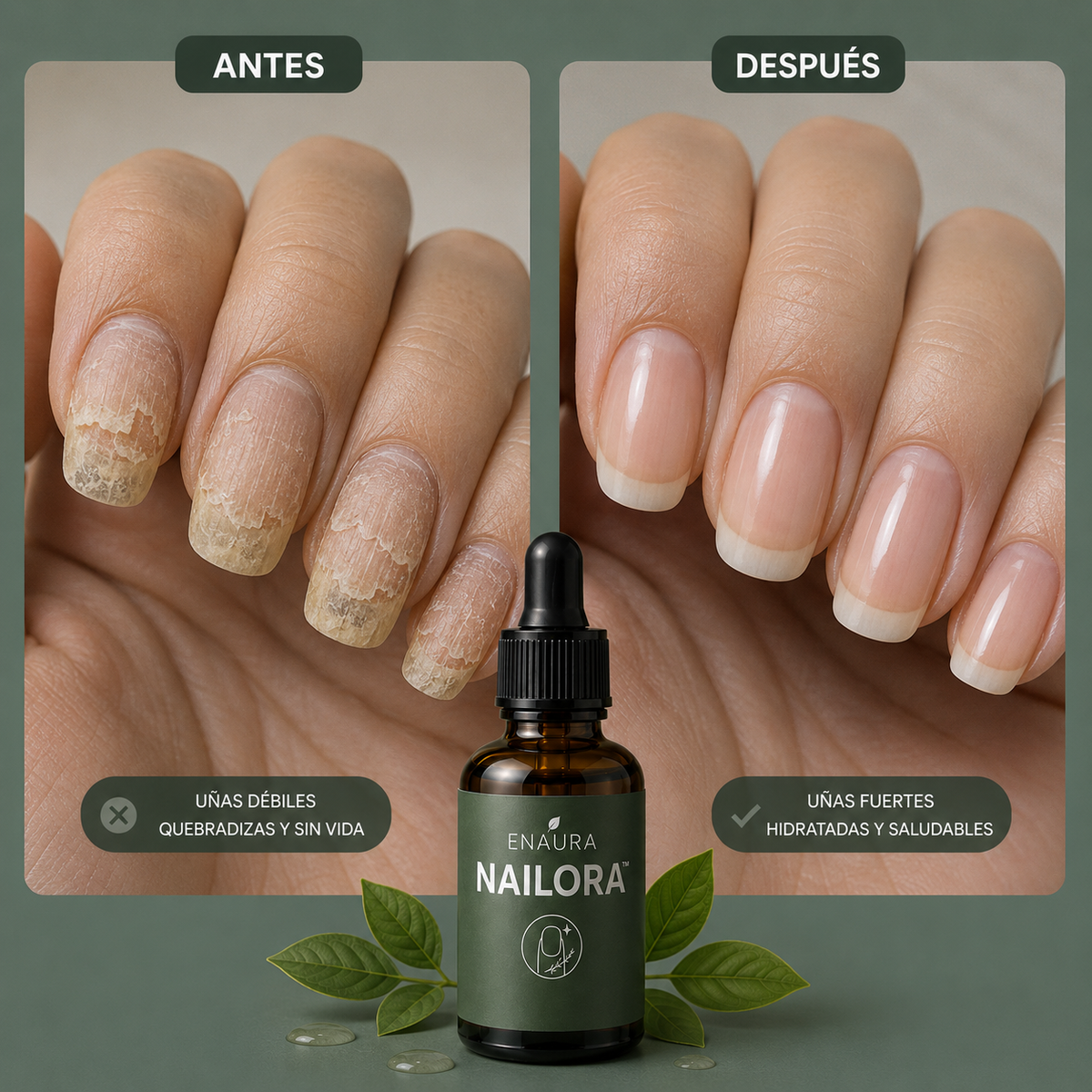 Enaura NAILORA™  — Fortalecedor de Uñas Débiles