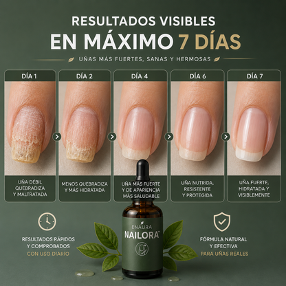 Enaura NAILORA™  — Fortalecedor de Uñas Débiles