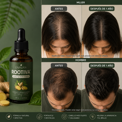 Enaura ROOTIVA™ — Fortalecedor para Cabello y Raíces