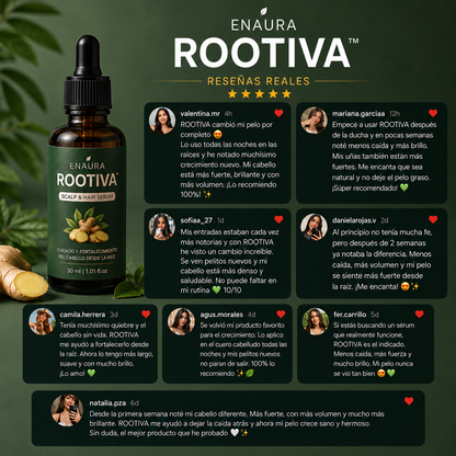 Enaura ROOTIVA™ — Fortalecedor para Cabello y Raíces