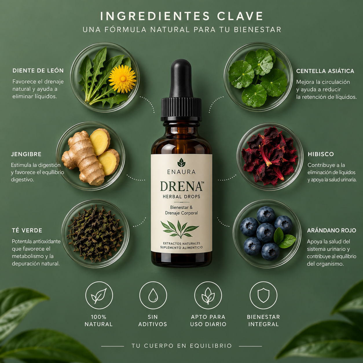 Enaura DRENA™  Bienestar & Drenaje Corporal