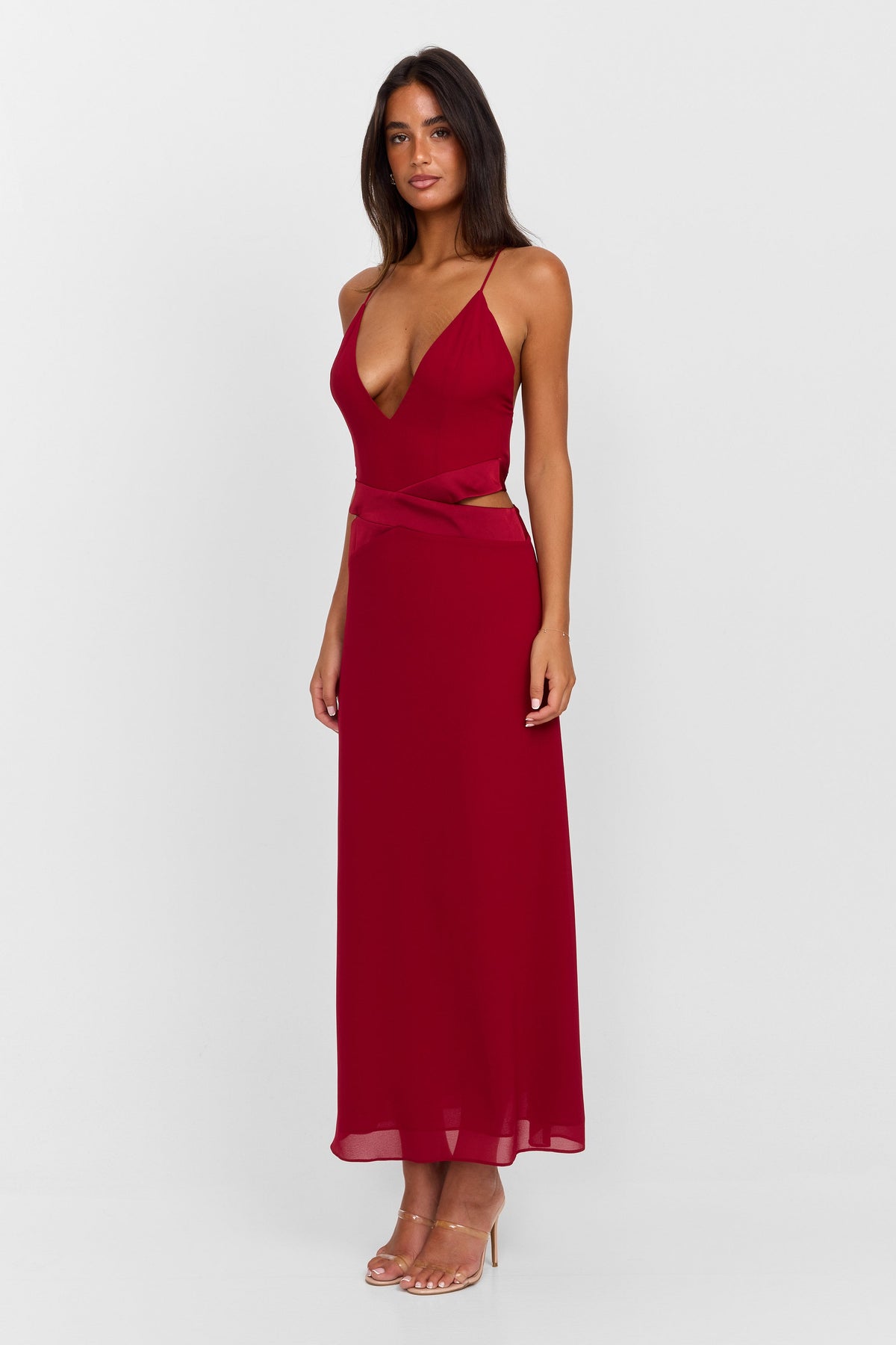 Vestido Sia Maxi – Rojo Pasión