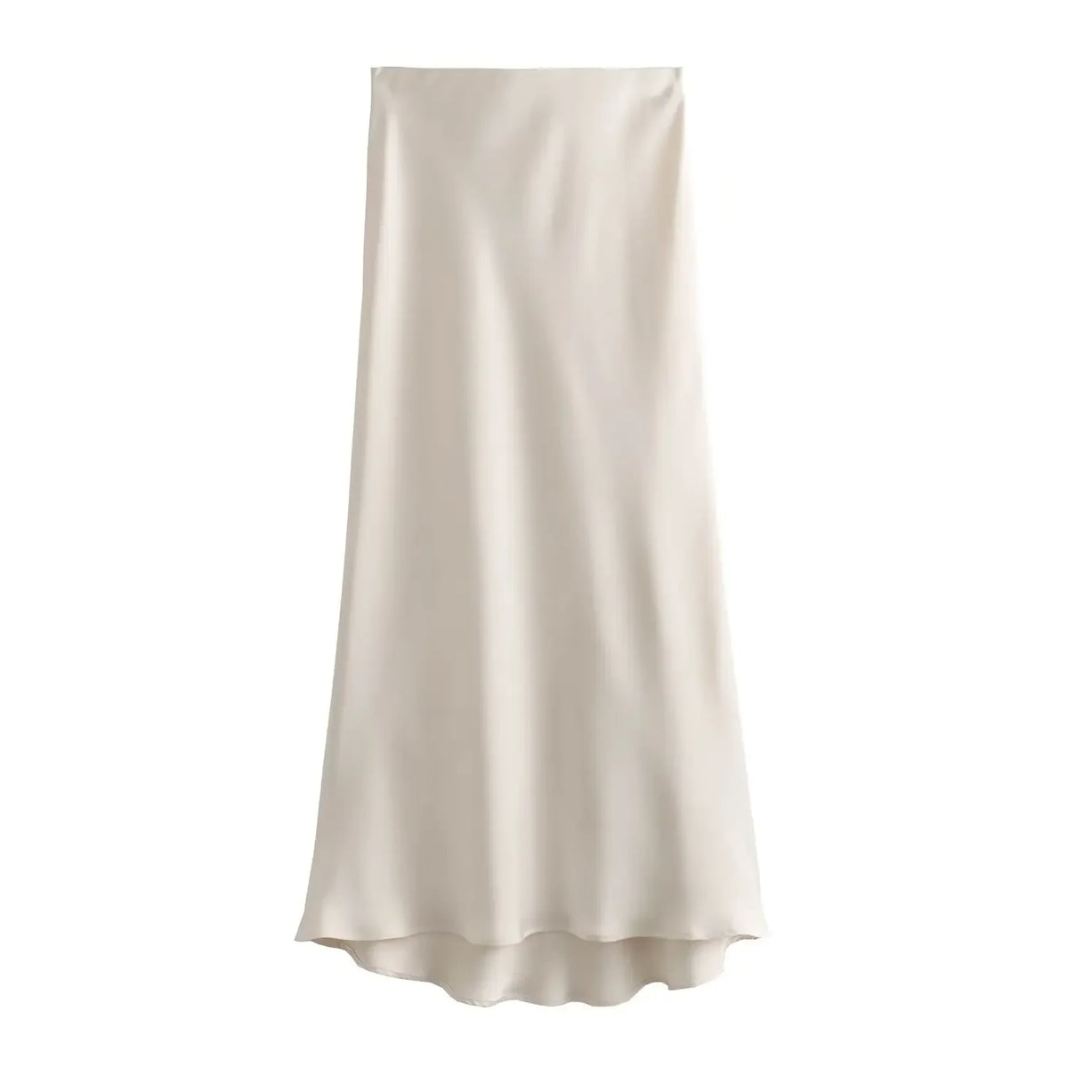 Falda Satin Elegance – Estilo Midi