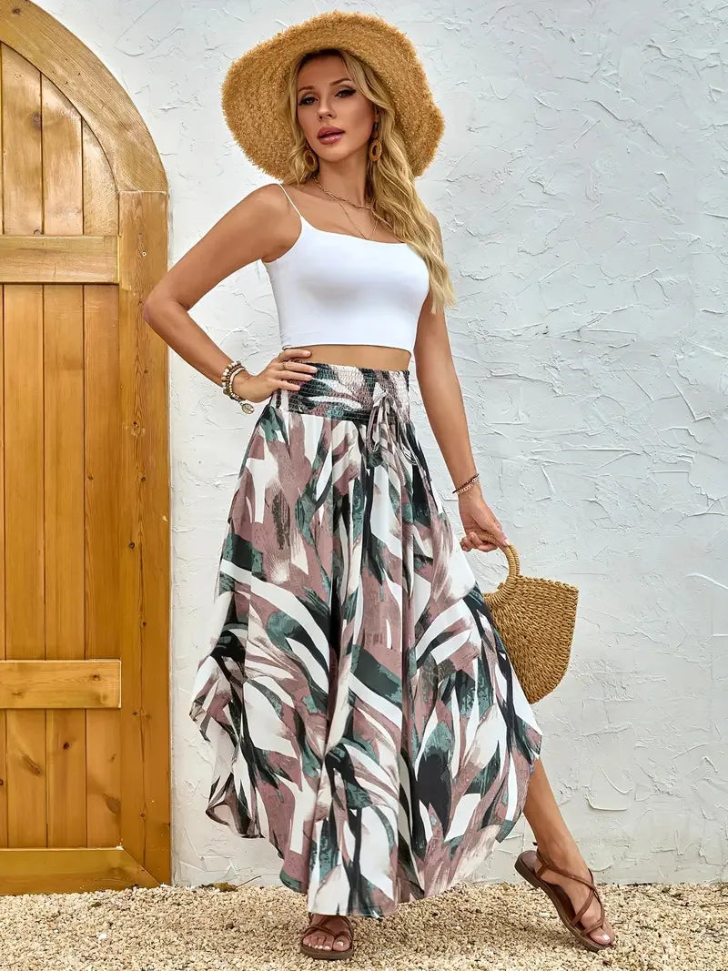 Falda Boho Floral – Estilo Verano