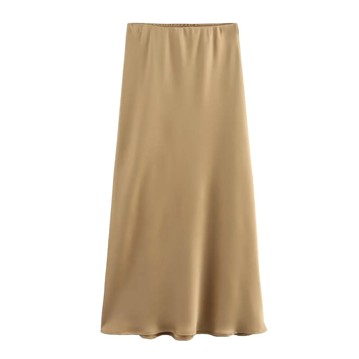 Falda Satin Elegance – Estilo Midi