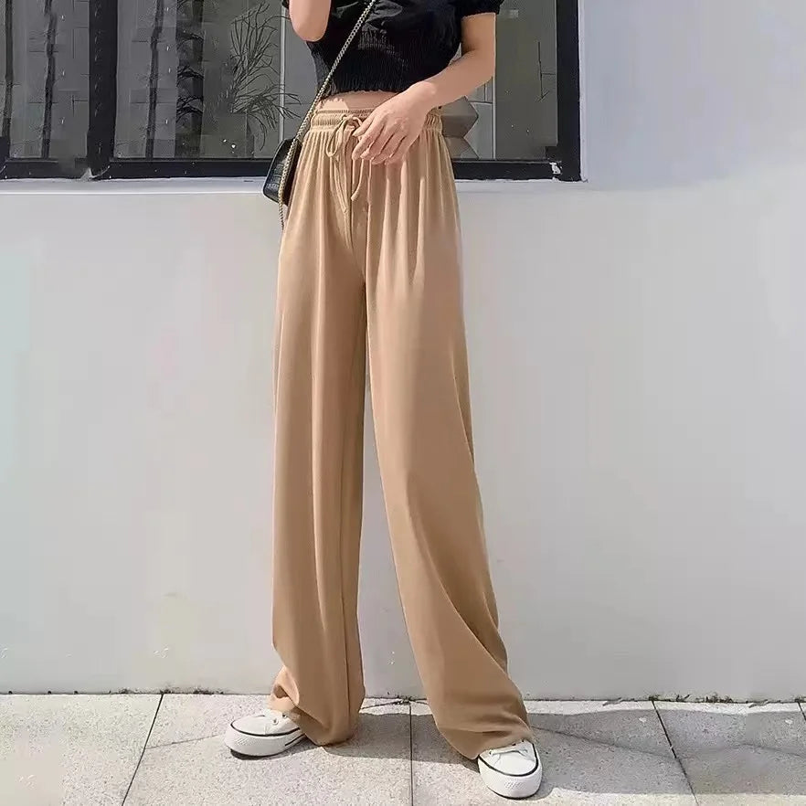 Pantalón Silk Flow – Estilo Coreano