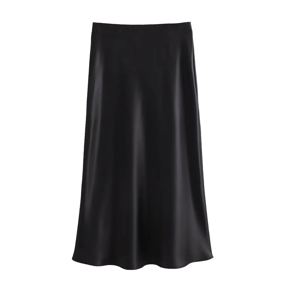 Falda Satin Elegance – Estilo Midi