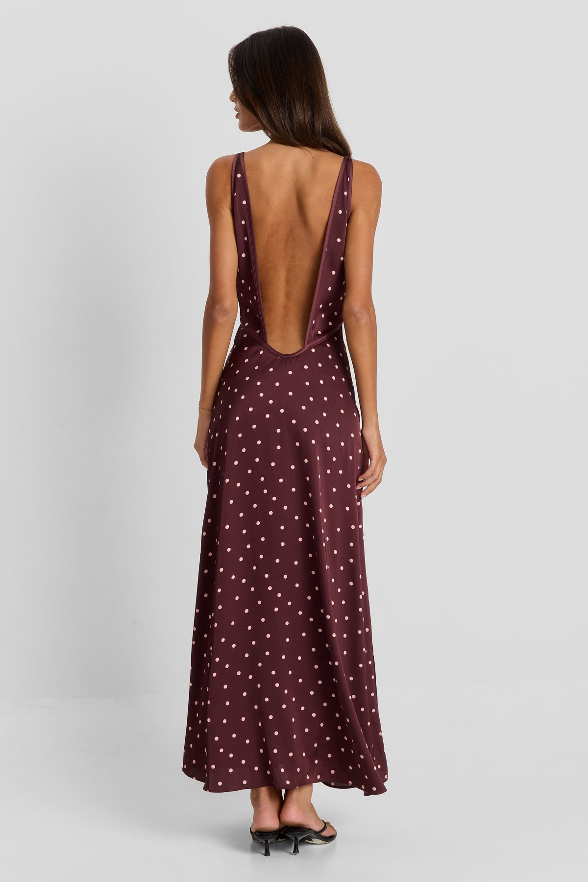 Vestido Cici Maxi – Rosa Lunares