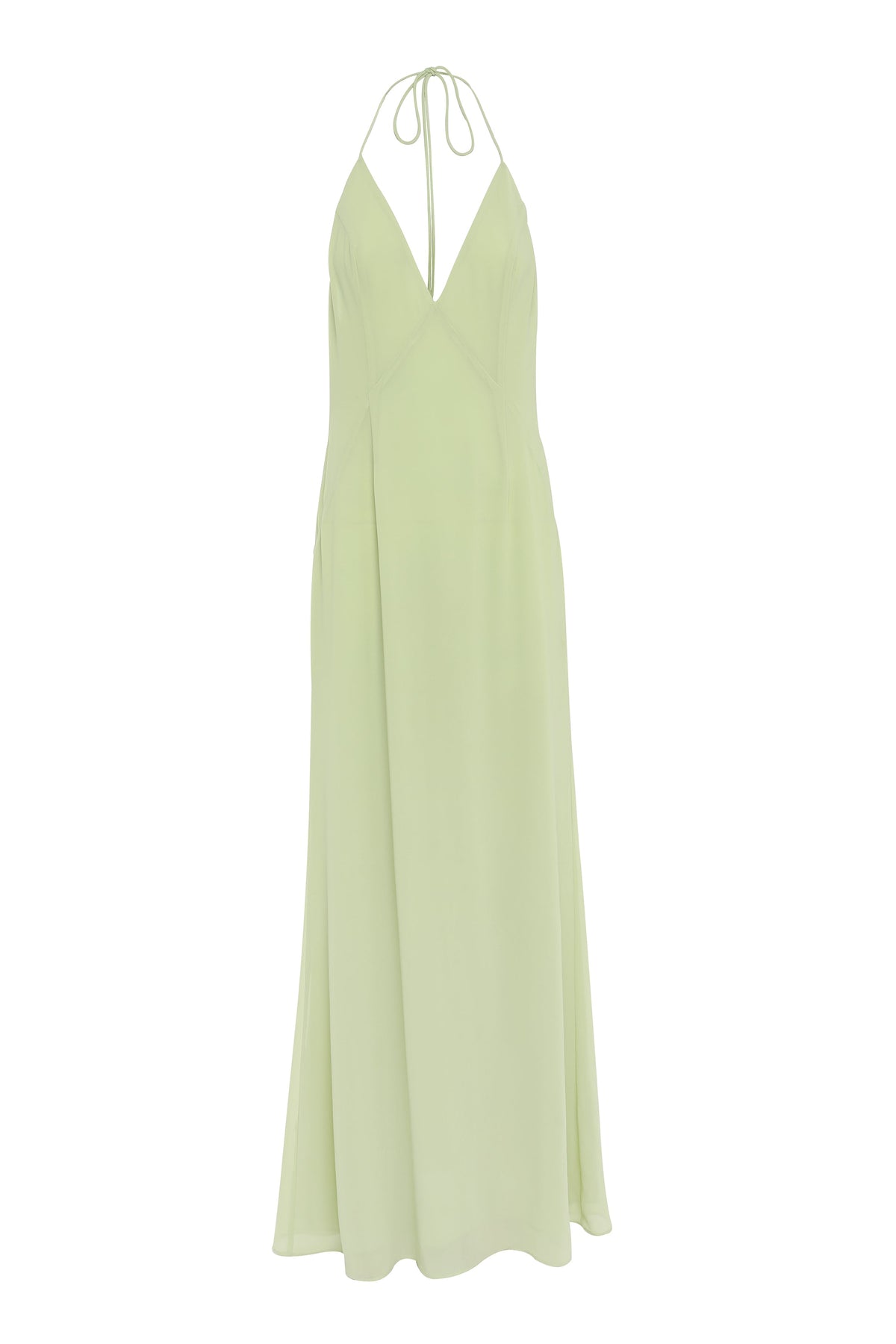 Vestido Elara Maxi – Verde Manzana