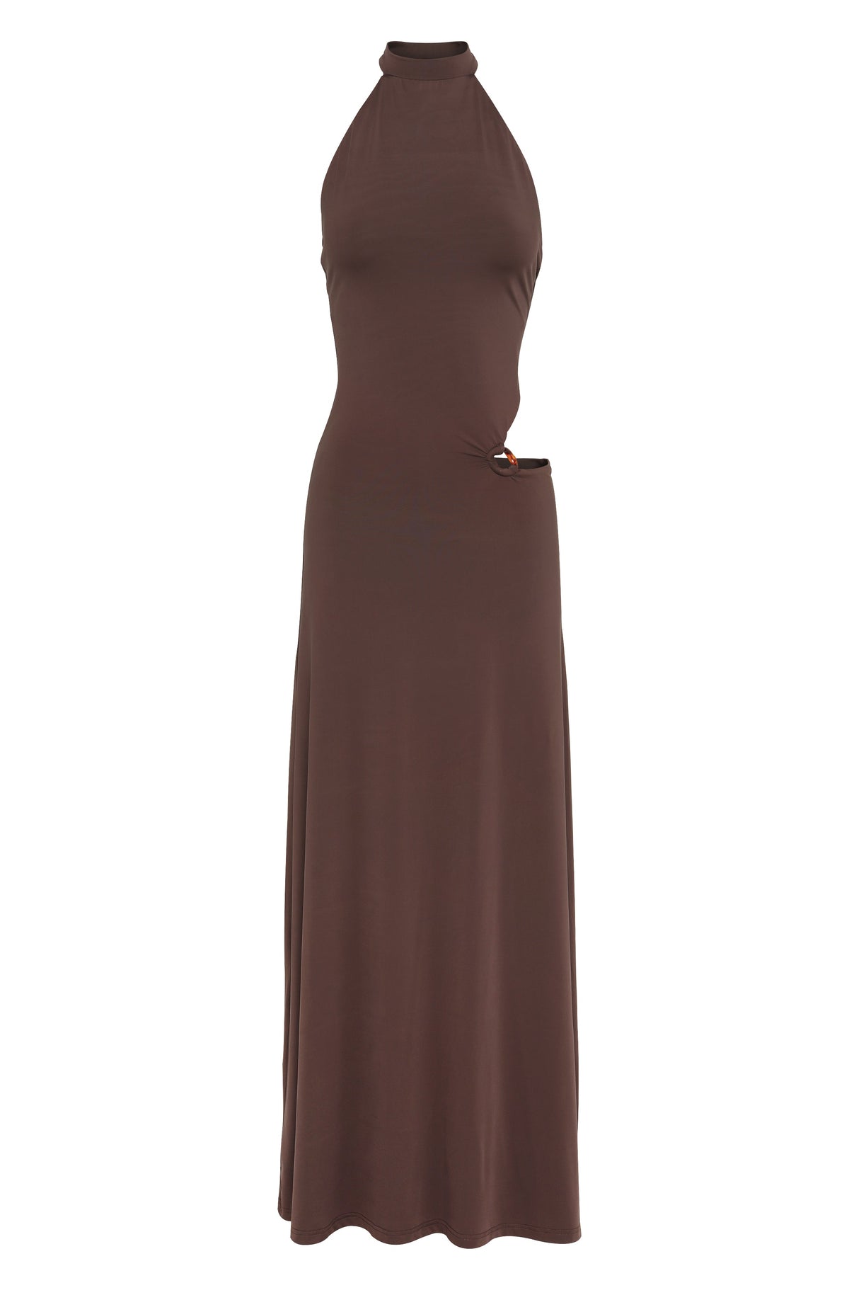 Vestido Aurora Maxi – Chocolate Elegante