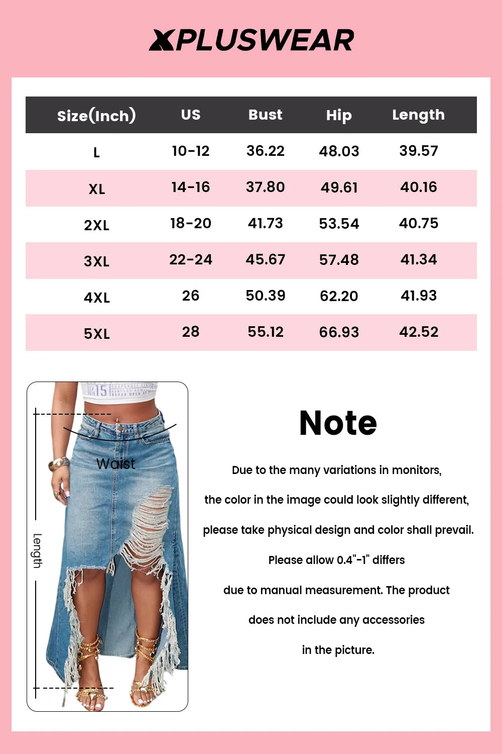 Falda Denim Urban – Estilo Rasgado