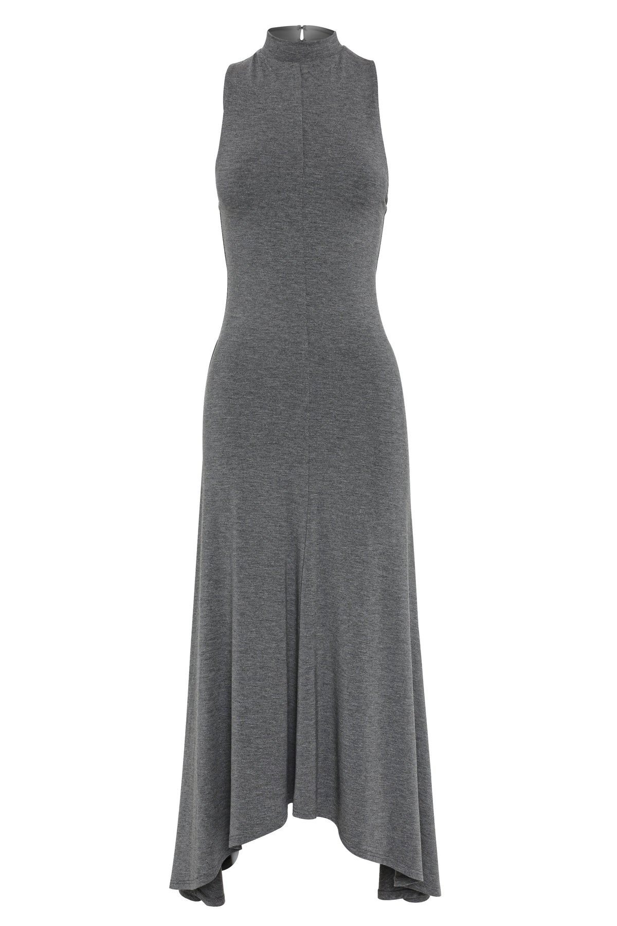 Vestido Maeve Midi – Gris Jaspeado