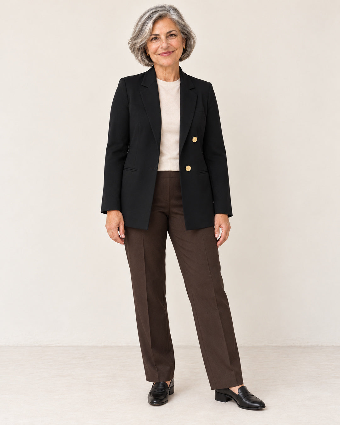 Blazer Cruzado – Negro — vista 1