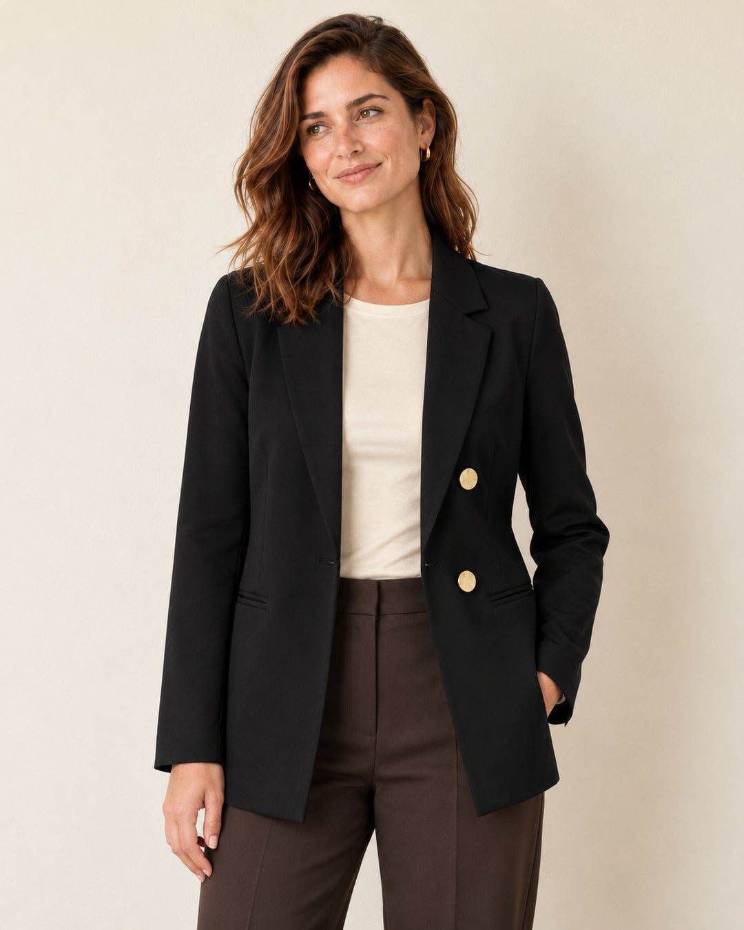 Blazer Cruzado – Negro — vista 2