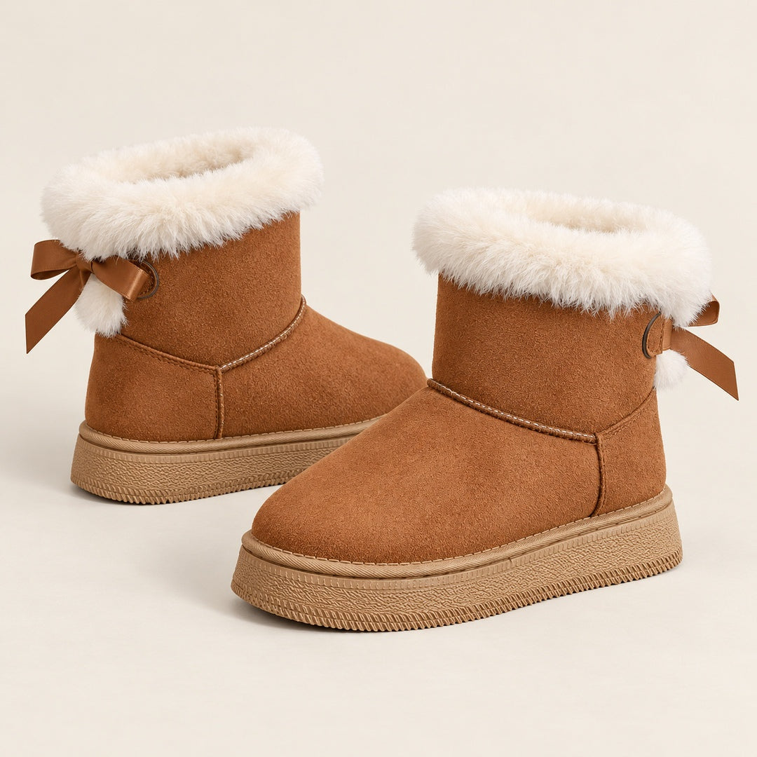 Botas de Invierno con Lazo – Camel · 1