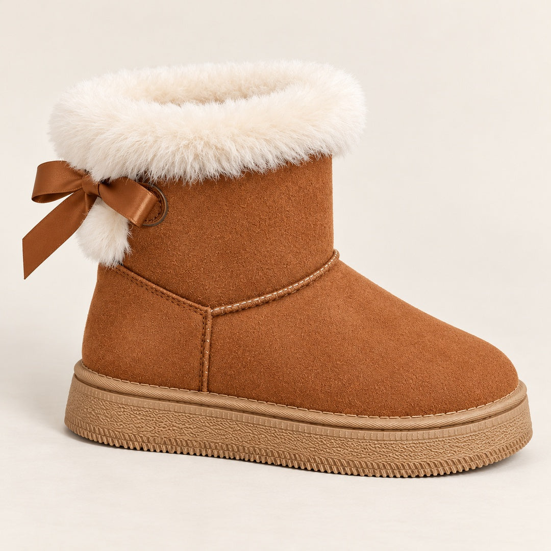 Botas de Invierno con Lazo – Camel · 3