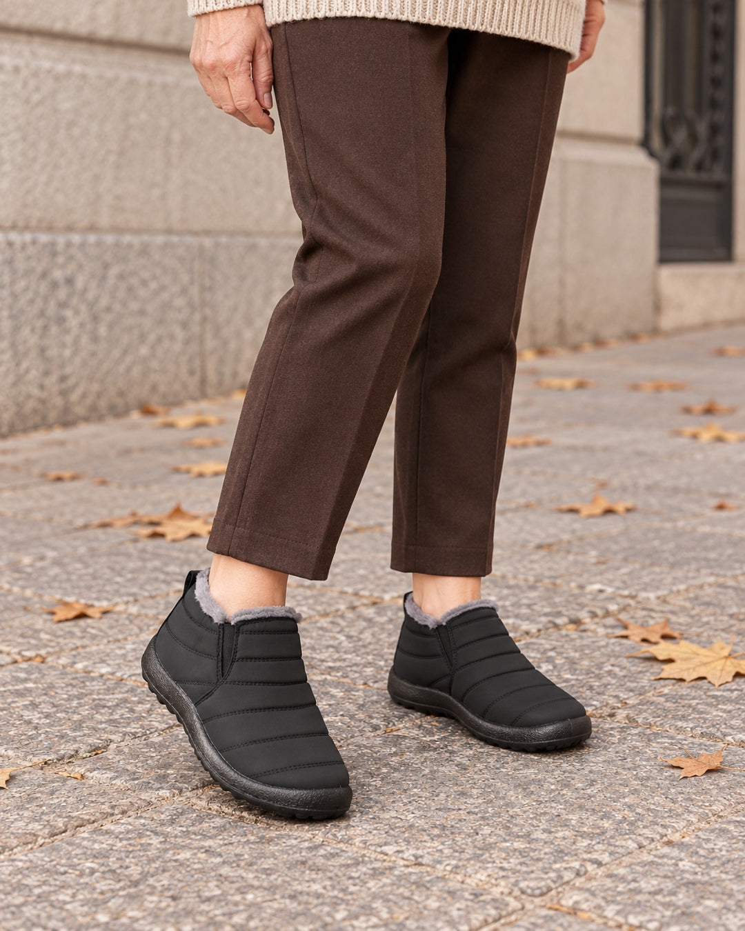 Botas de nieve negras · 2
