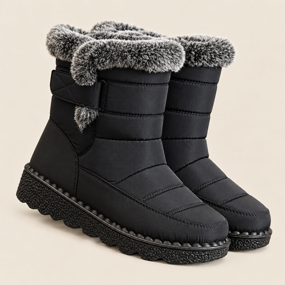 Botines de Invierno Cómodos – Negro · 1