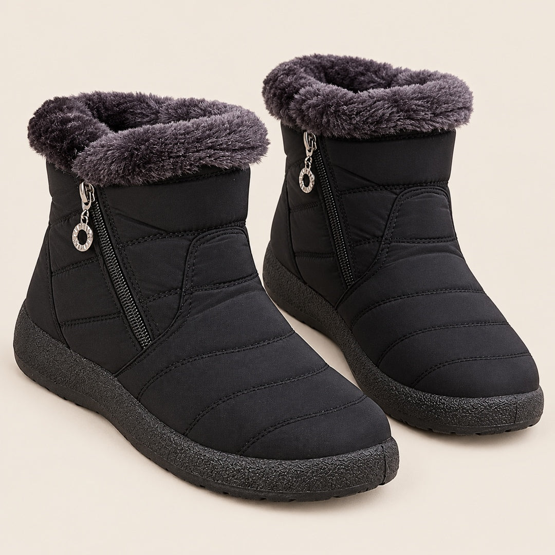 Botines Forrados de Pelo – Negro · 1