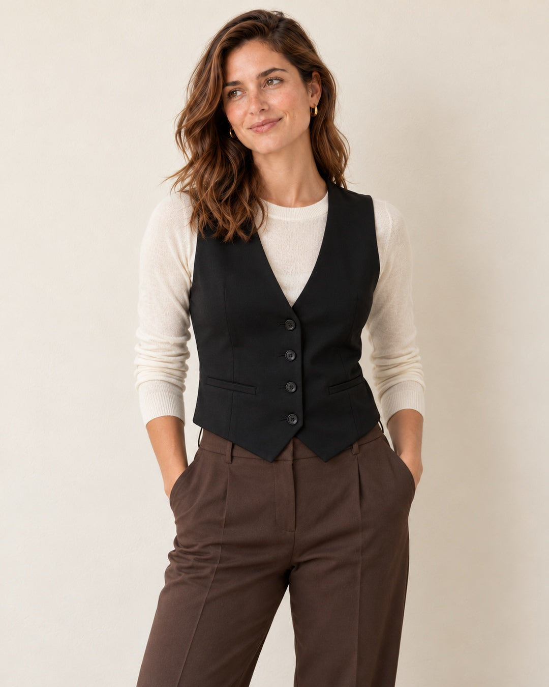 Chaleco Tailored Chic – Estilo Oficina · 1