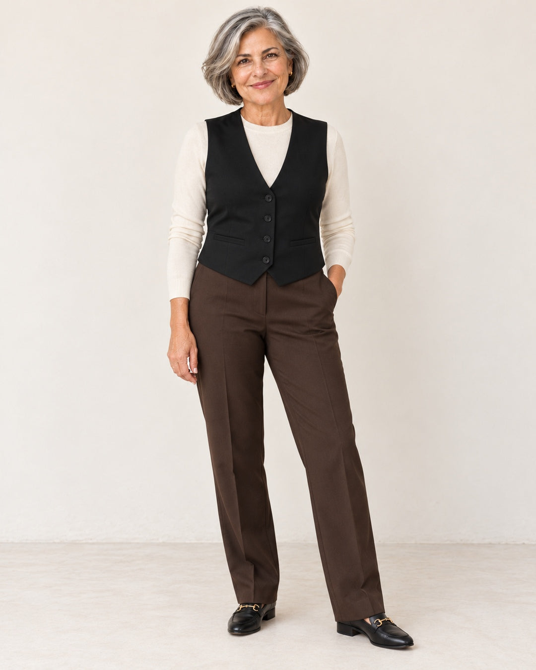 Chaleco Tailored Chic – Estilo Oficina · 2