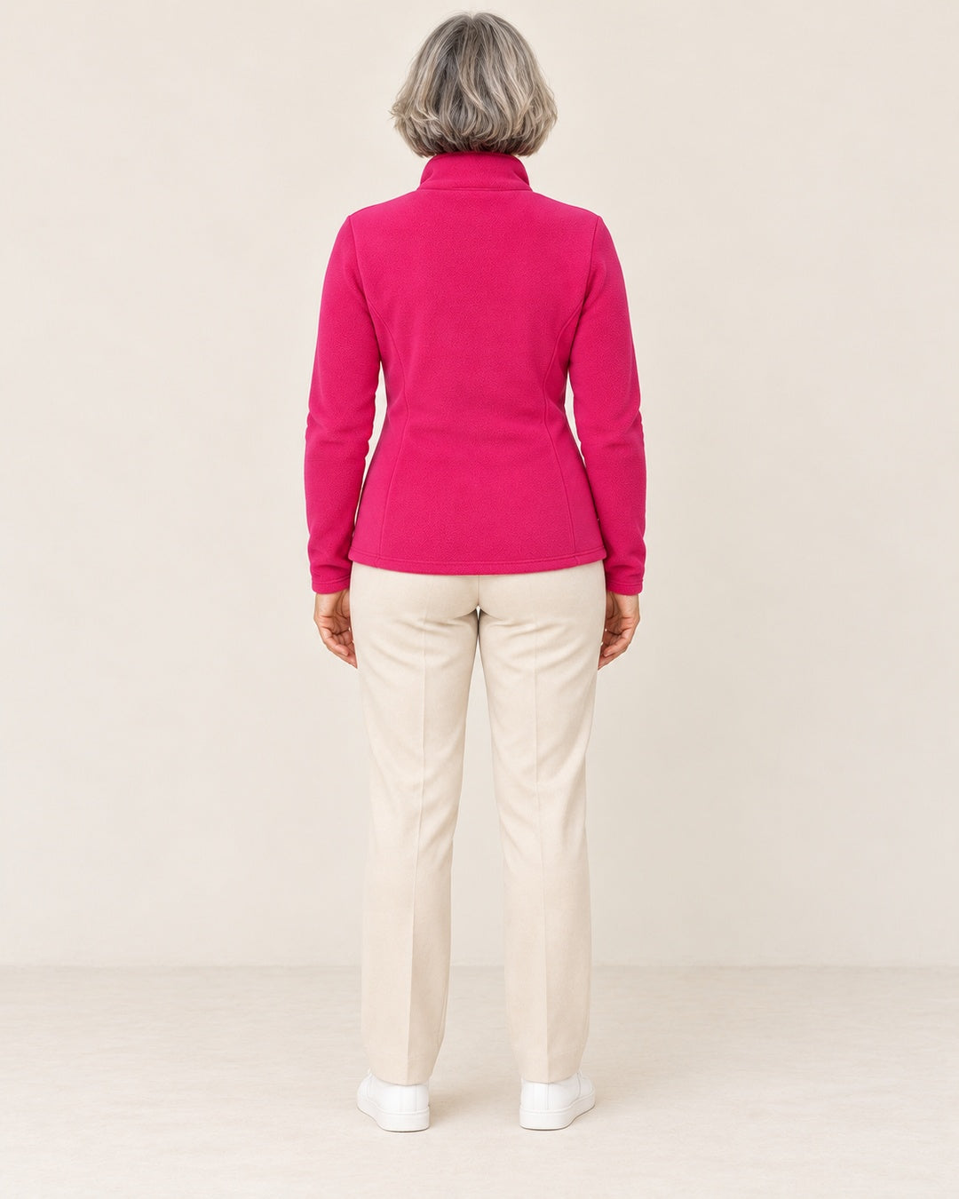 Chaqueta Polar con Cremallera – Fucsia · 2