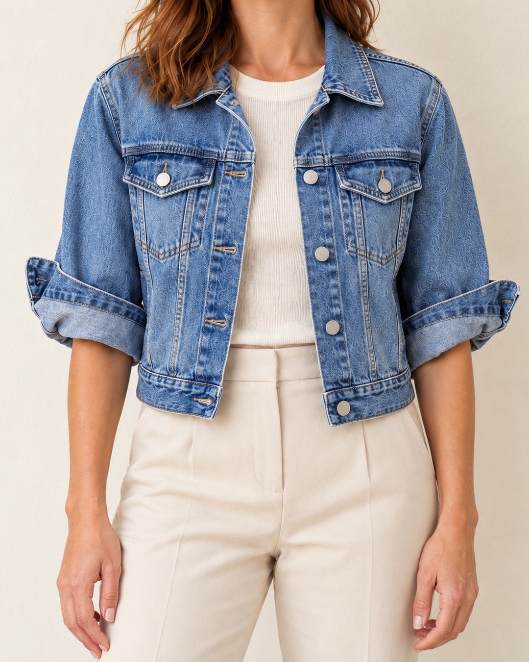 Chaqueta Vaquera Clásica – Azul · 5
