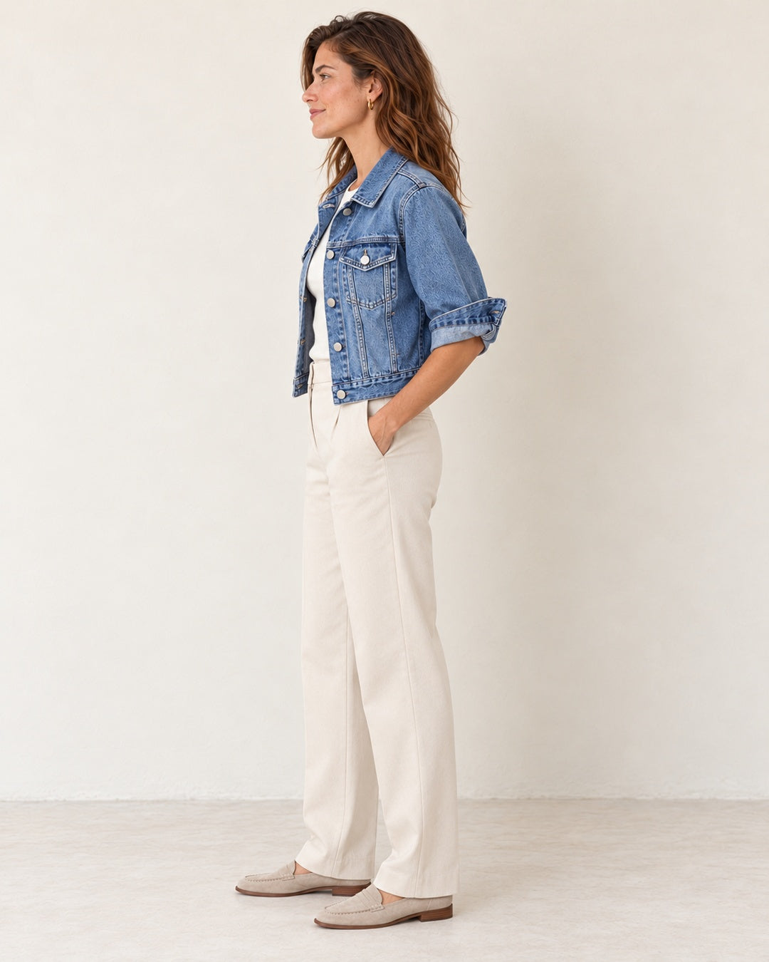 Chaqueta Vaquera Clásica – Azul · 6